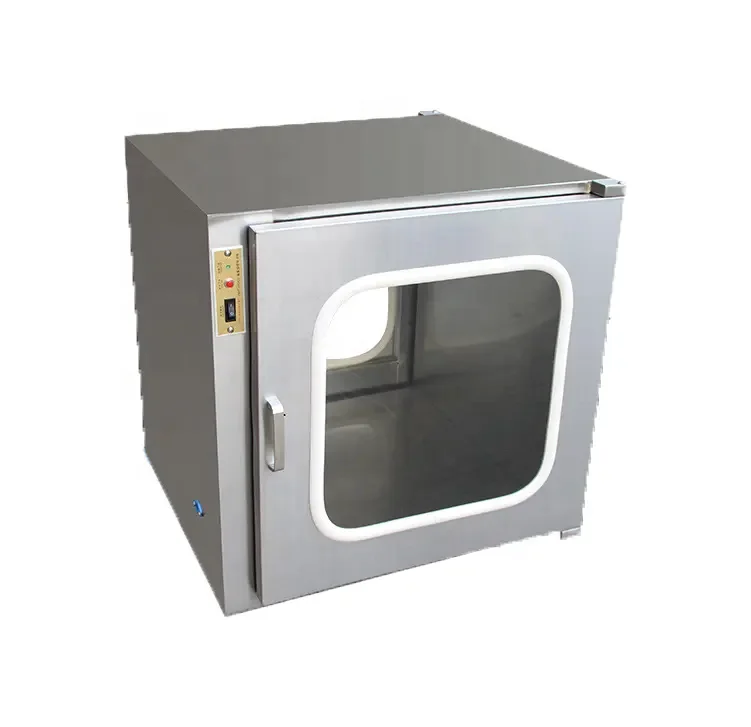 Mechanical Electronic Pass Thru Box Cleanroom Pass Box Laminar Flow Pass Box For Clean Booth Clean Room