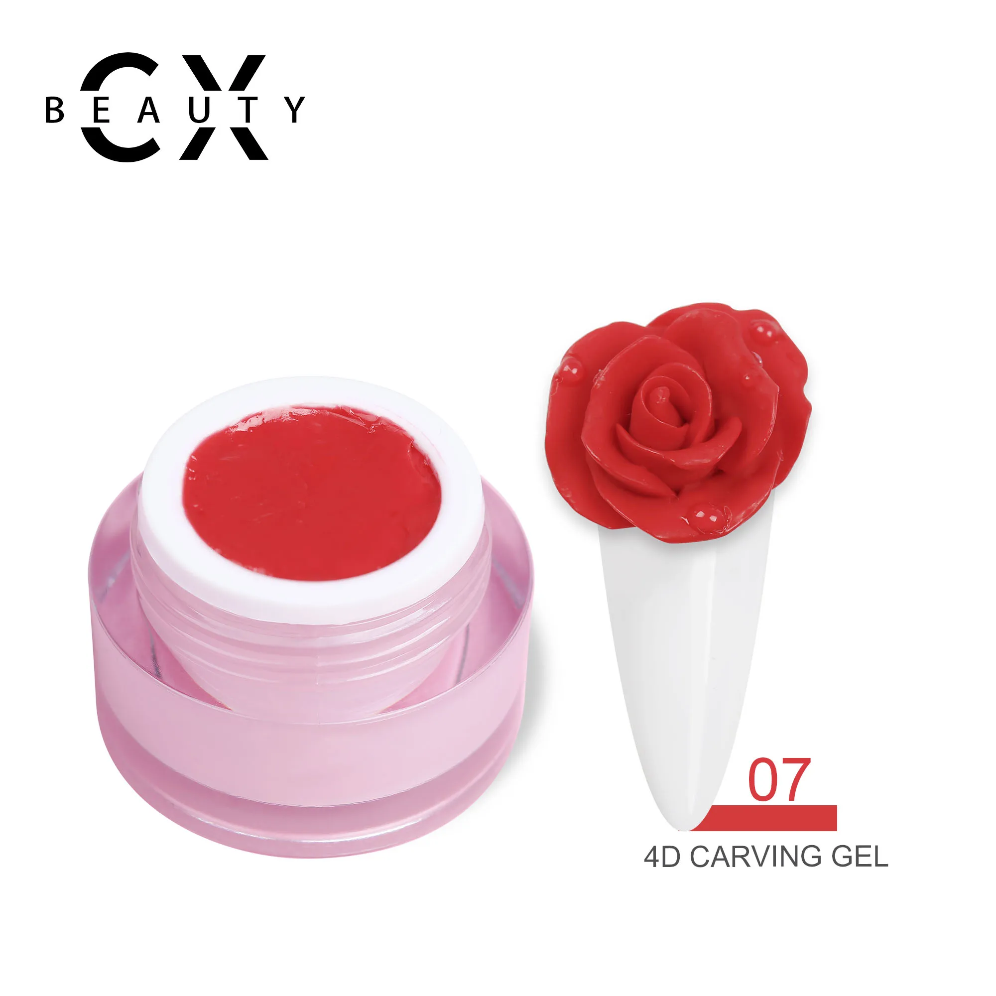  Резной Гель-лак CX beauty 4D для ногтей с цветами резной цветов