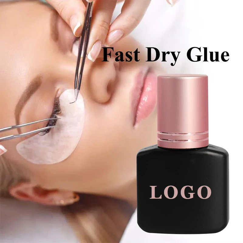 Korea Professional Flexible Lash Adhesive Glue Low Humidity Custom Eyelash Glue For Eyelash Extensions