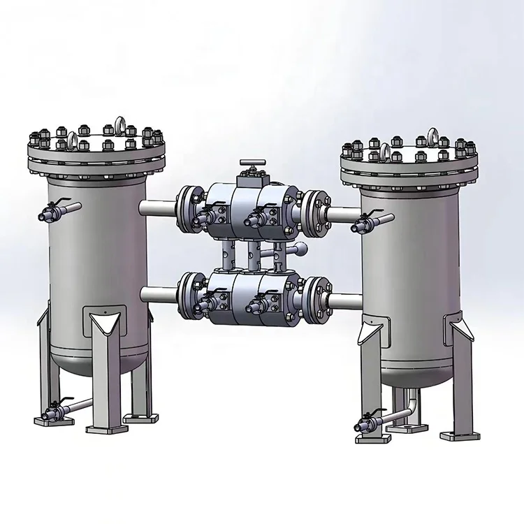 Industrial Filtration Equipment Durable Duplex Chemical Filter
