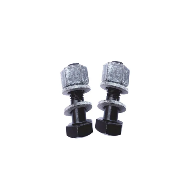 HBLJ DIN7990 steel structure bolts and nuts Black Heavy Hex Bolt ASTM A325 Steel Structural Bolt