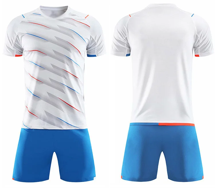 Custom kids and adults cheap popular club soccer jersey football kit Outdoor exercise and quick drying running clothes