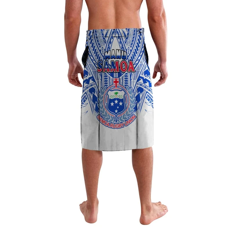 Samoa Lavalava Samoan Clothing OEM Wholesale Tribal Style Design Bonfire Party Men Dress OEM Wholesale Island Clothes Customize