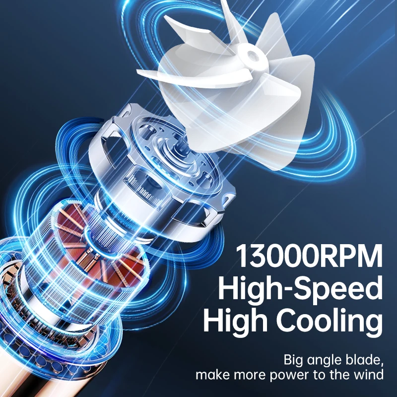 Portable Small Handheld Rechargeable Portable Jet Turbo Mini Fan Stepless Speed Regulation Air Cooling Small Handheld Fan