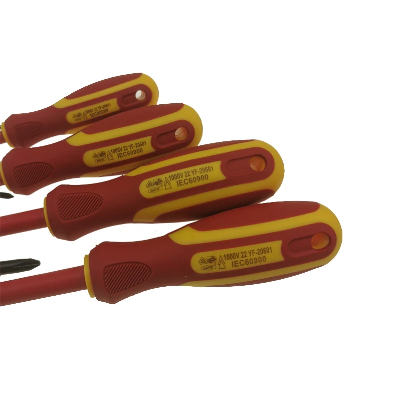 Good Quality Household Electrical Test Pen 8PCS Insulated Screwdriver  set Slotted and Phillips VDE Insulated