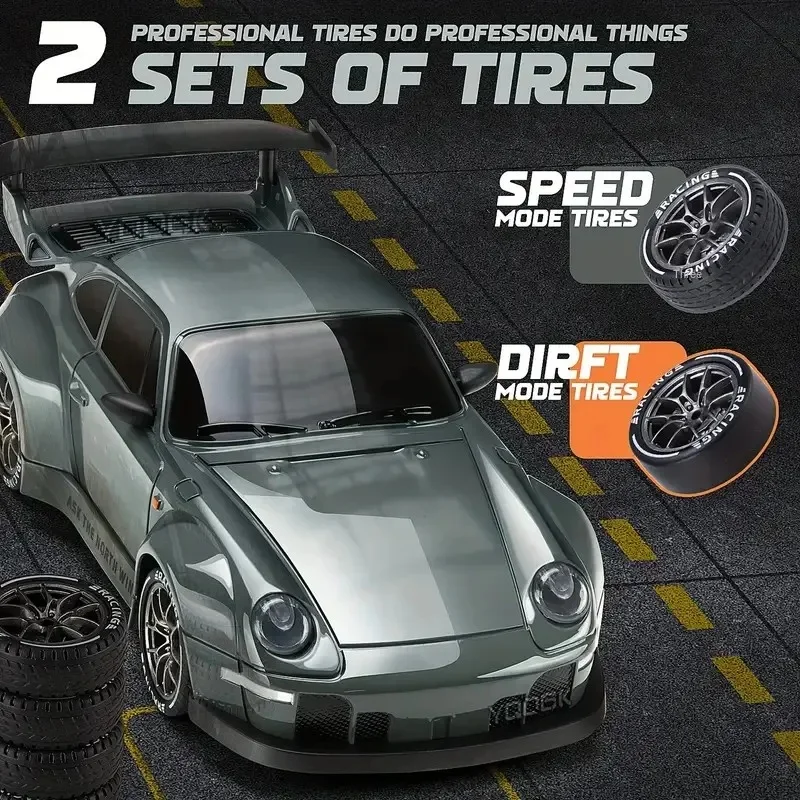 1:24 4WD Prosches 911 модель автомобиля с дистанционным управлением drift car2.4GHz гоночные супер спортивные автомобили гироскопом светодиодные световые игрушки