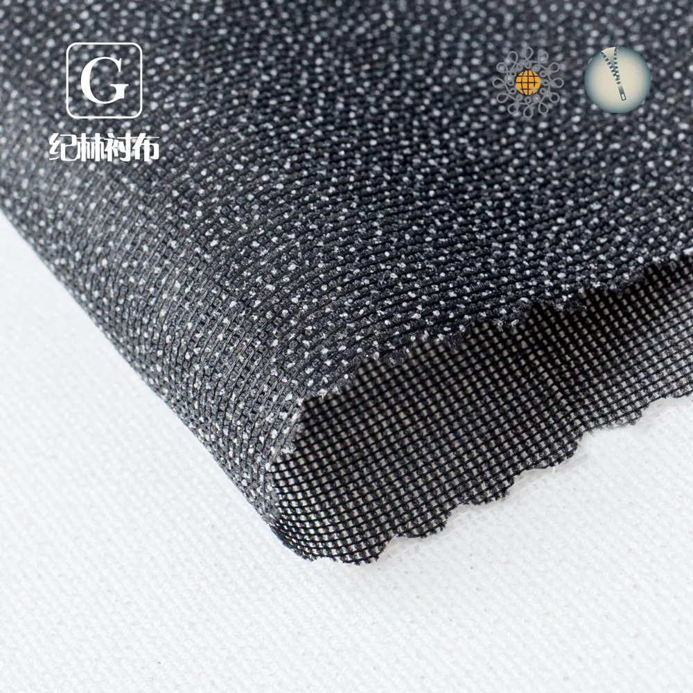 To Sale PES/ PA Coating Powder Point Circular Weft Knitting Interlining