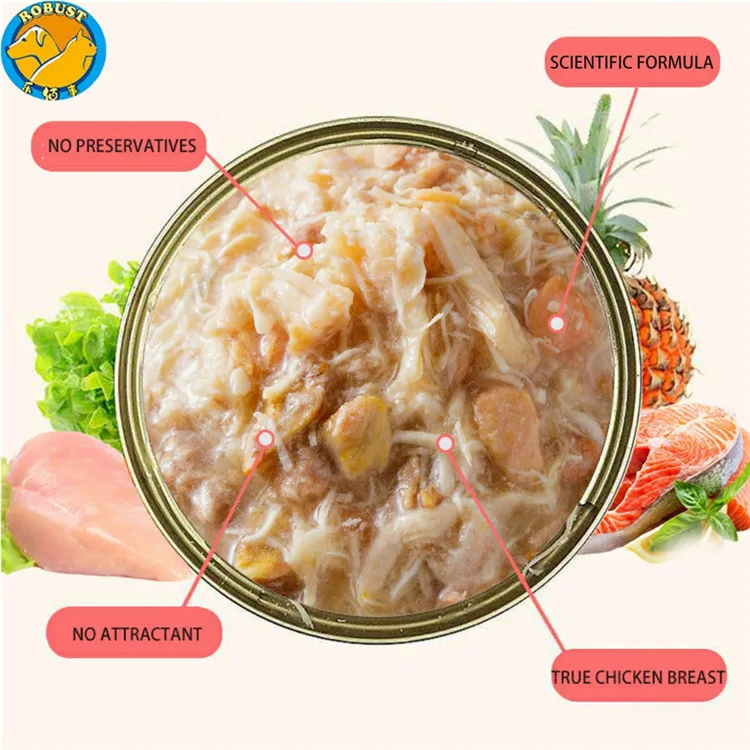 Factory Direct Sale Professional Design Pet Wet Canned Food For Cat