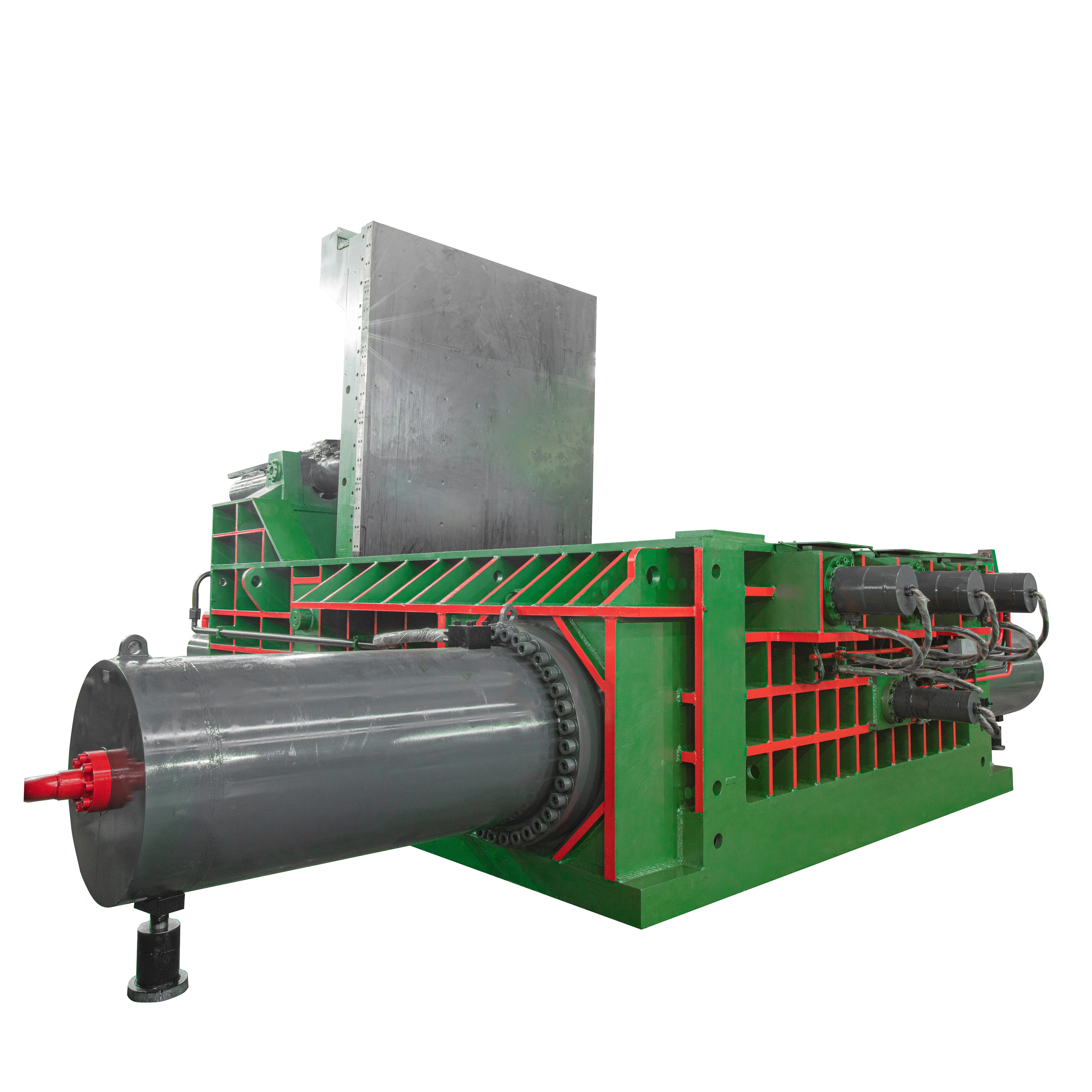 hydraulic scrap metal baling press machine