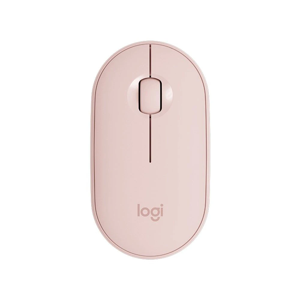 Logitech Pebble M350 Wireless Silent Mouse 1000DPI 3 Buttons Ergonomic Portable Mini Mouse Black/White/Pink