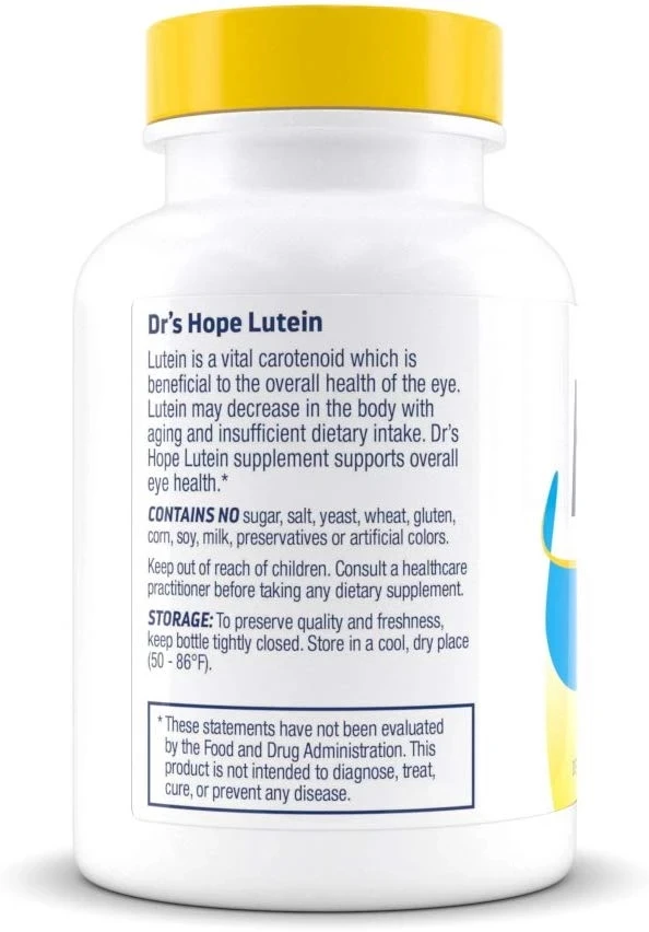 
Lutein 20mg Marigold Extract Antioxidant dietary supplement 