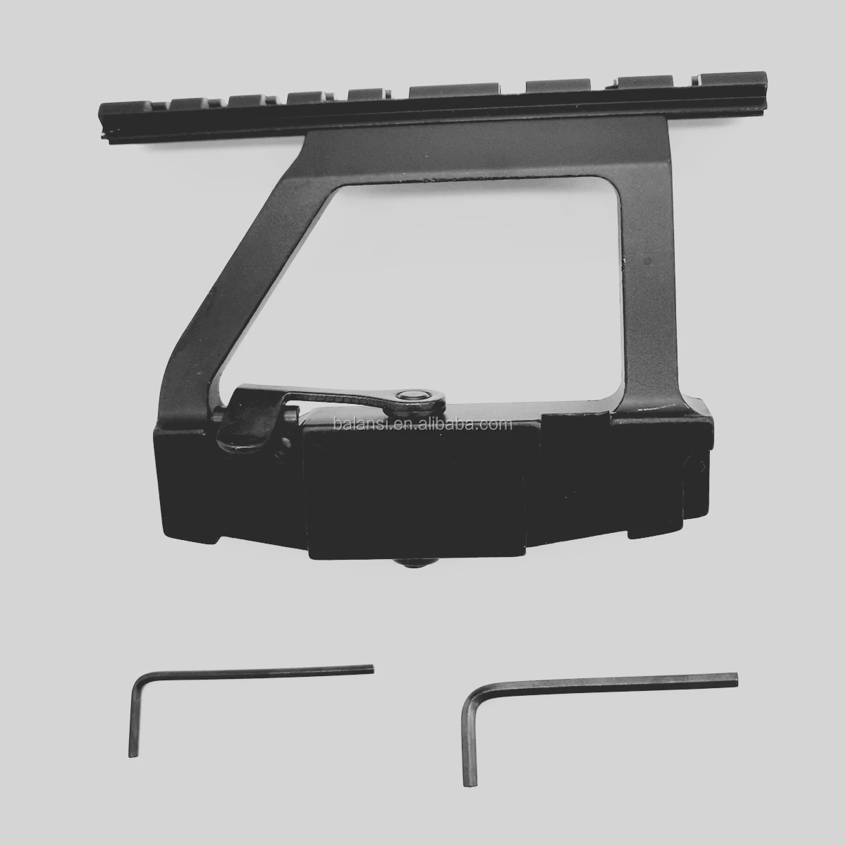 
havy Duty Quick release 11mm Rail Tactical ak 47 Side mount Rail Lock Scope Mount Base Compatible with AK 74U Rifle 