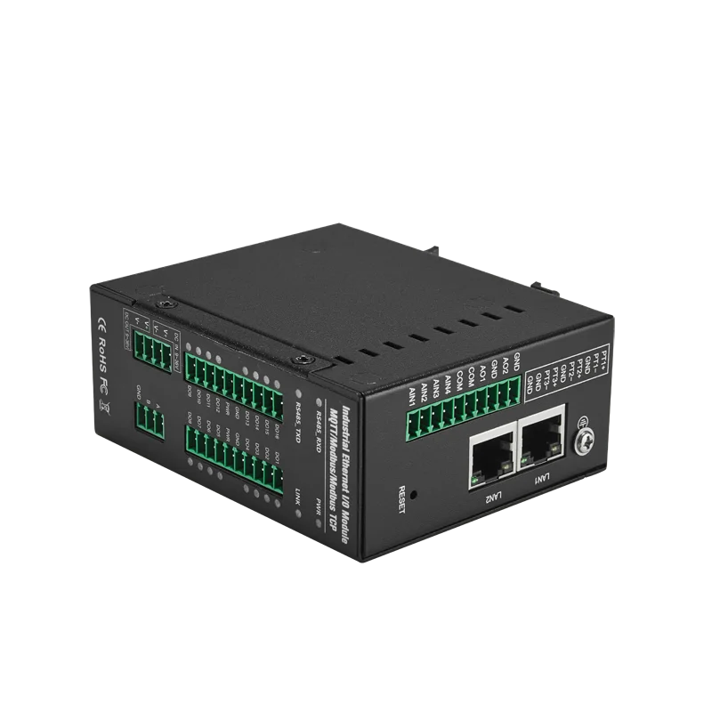 Dual Ethernet 8 Channel Analog Inputs Module for Industrial IoT