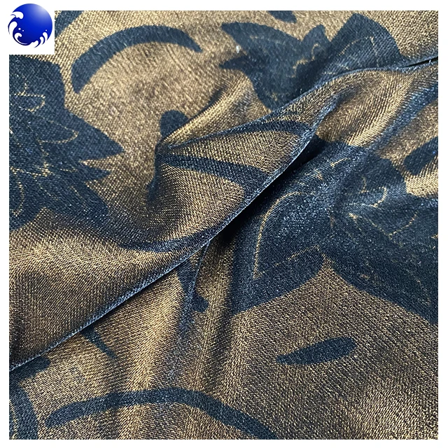 hot sale super quality two tone print woven micro velvet 9000 for fashionable dress