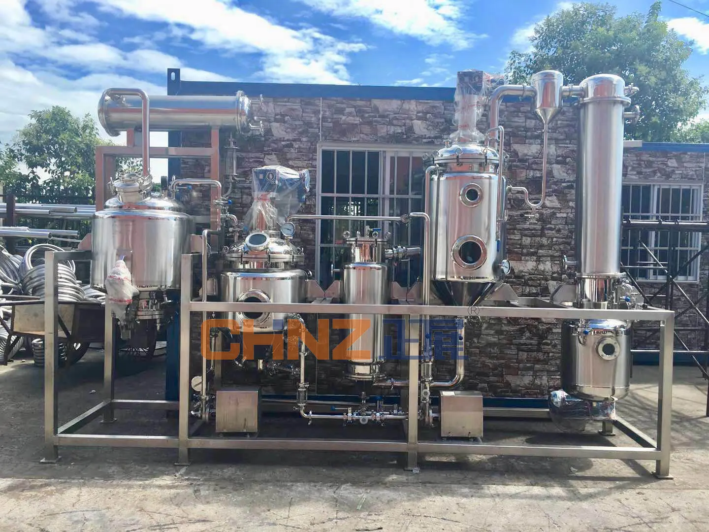 stainless steel extraction tank equipment plant extraction/essential oil extraction machine