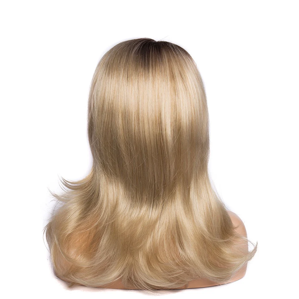 High Temperature premium synthetic wig27/613#highlight color synthetic wig with lace front Synthetic Fiber hair wig for Cosplay