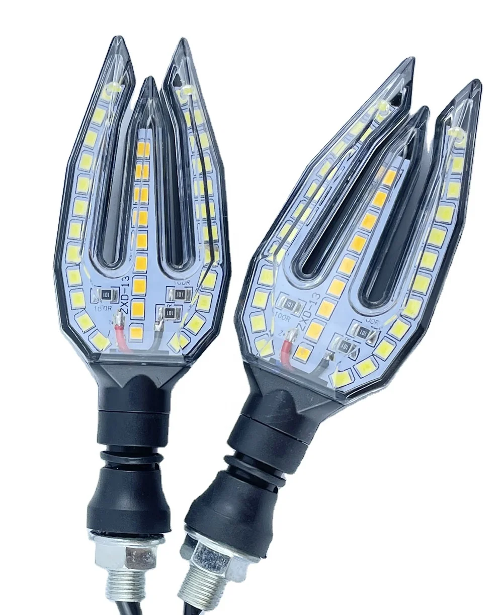 Good Quality Motorcycle  4-color LED Turn Singal Light Running Lamp Waring Light