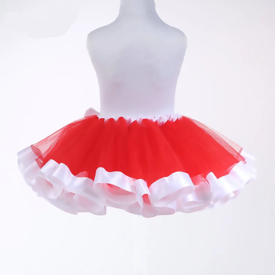 Fashion Fluffy Kids Tutu Skirts Child Ballet Girls Tulle Skirt Princess Layered Tulle Maxi Skirt For Dancing