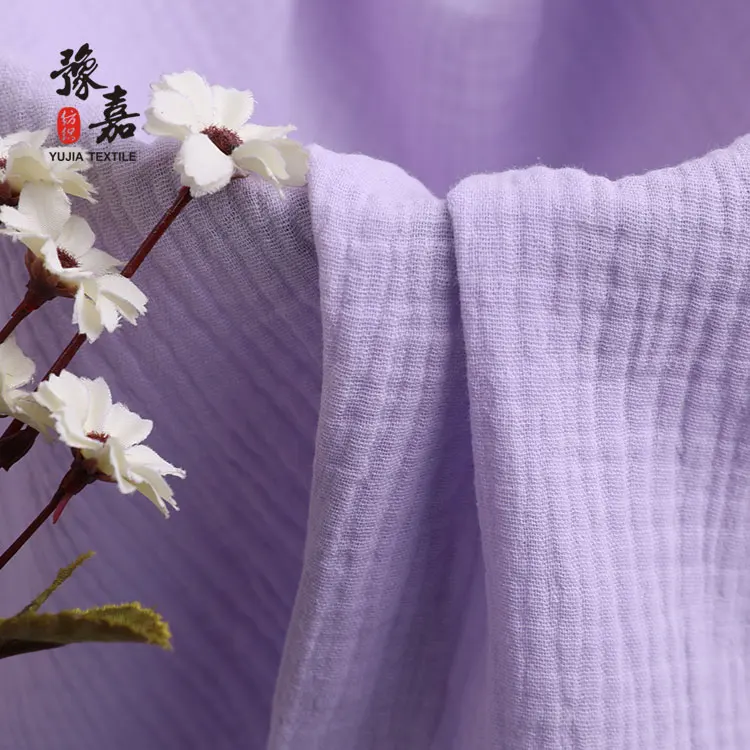 High quality Soft fabric double gauze cotton  fabric