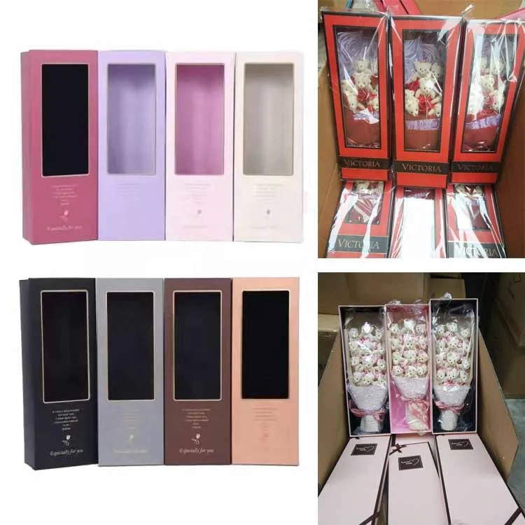 Новый стиль подарок на день матери синяя милая плюшевая игрушка плюшевый мишка букет