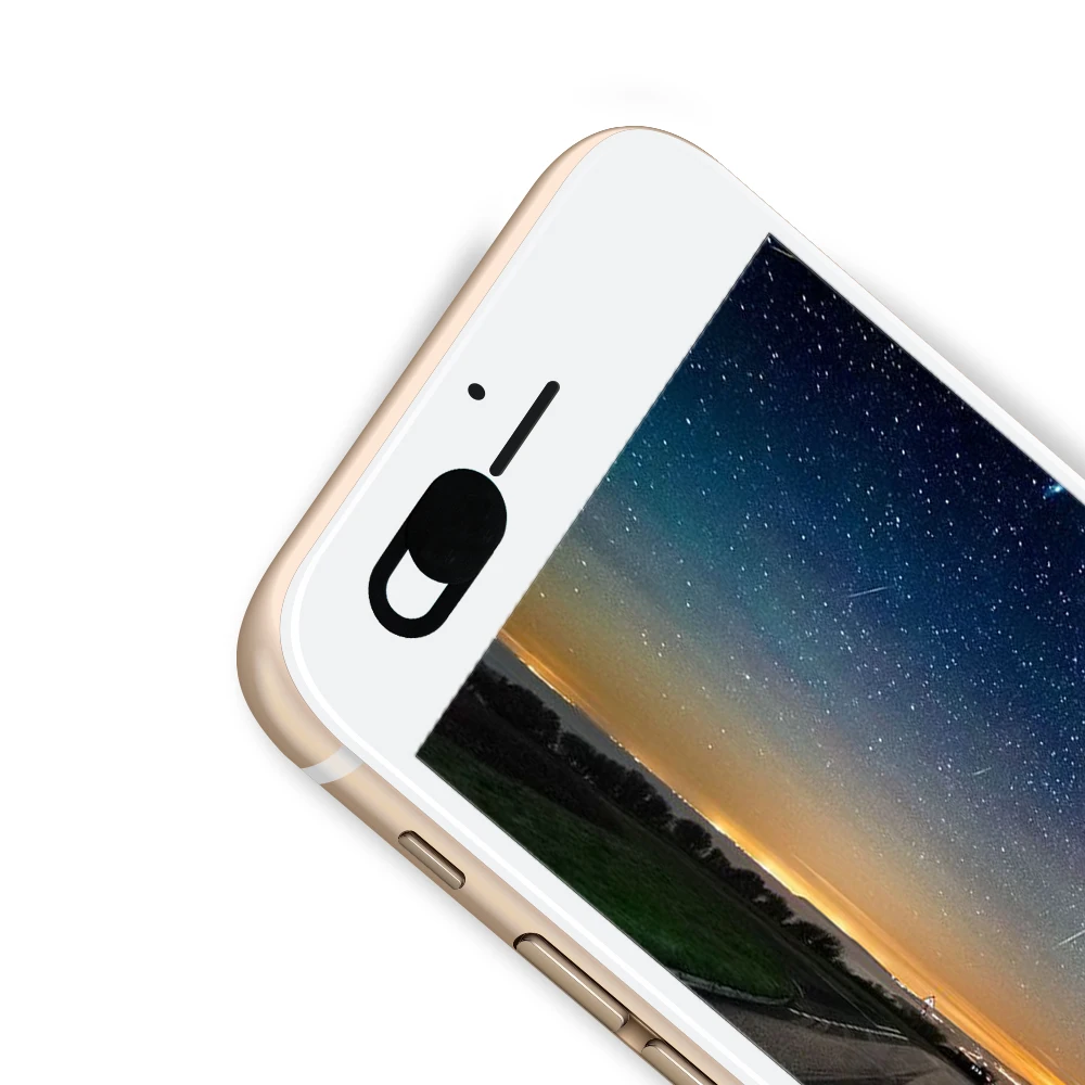 silver webcam cover T1 for protecting the privacy with slider for mobile phone Smartphones Tablets Laptop