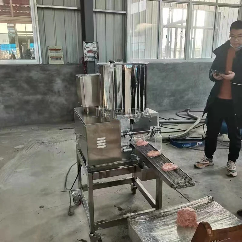 Automatic Hamburger Burger Press Maker potato vegetable Beef meat Patty Make Form Mould Machine good Price