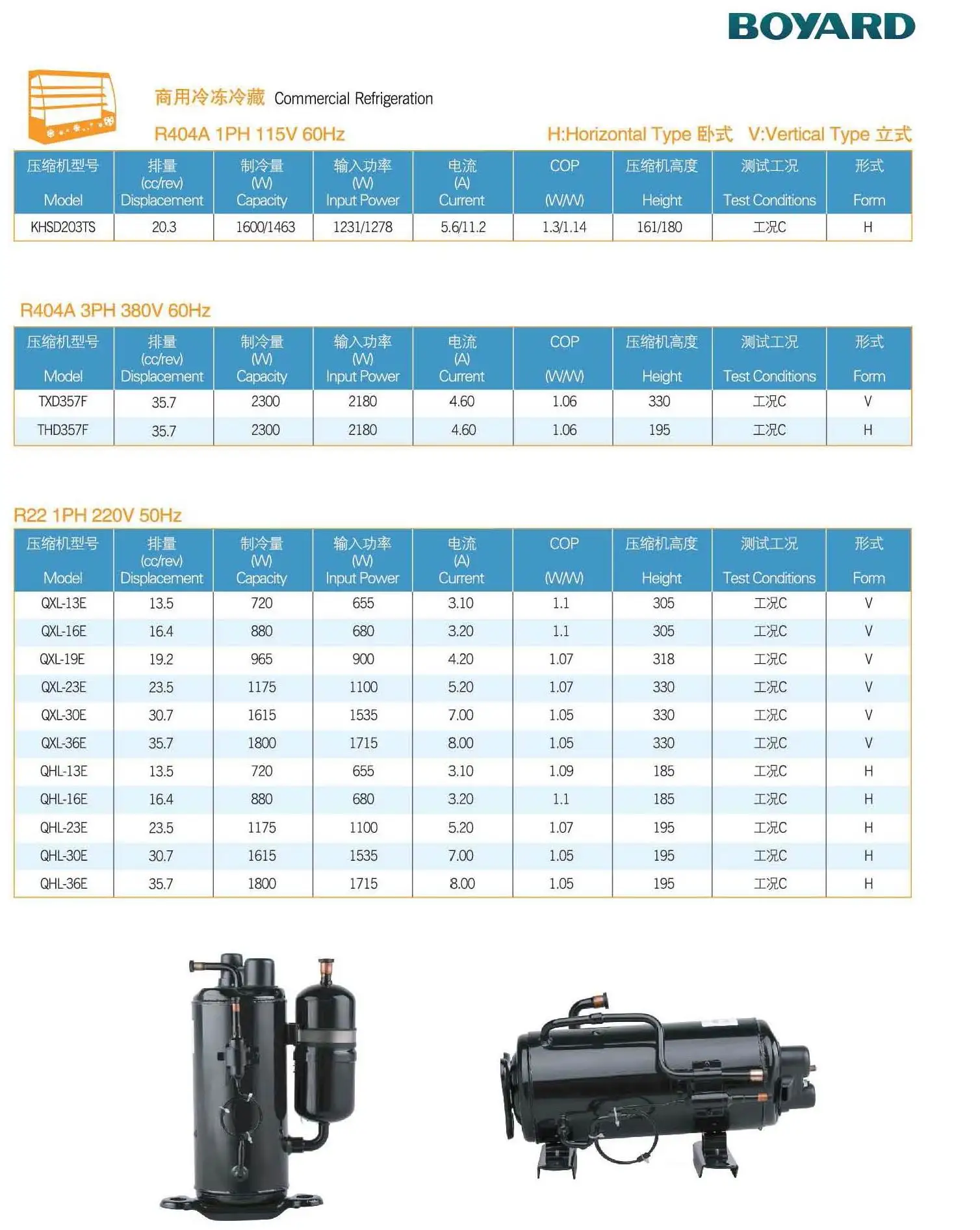 r404a lanhai cooling unit compressor replace hitachi scroll compresor for mini deep freezer salad counter refrigerator