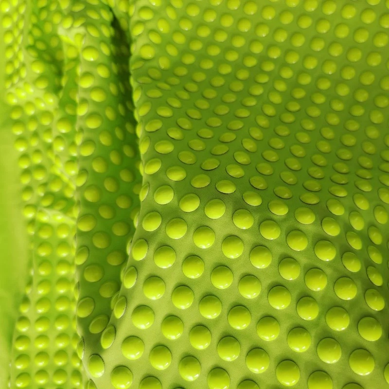 New Arrivals Luxury Lemon Green Beaded Lace Fabric Crystal Rhinestone Green Lace Fabric With Rhinestone