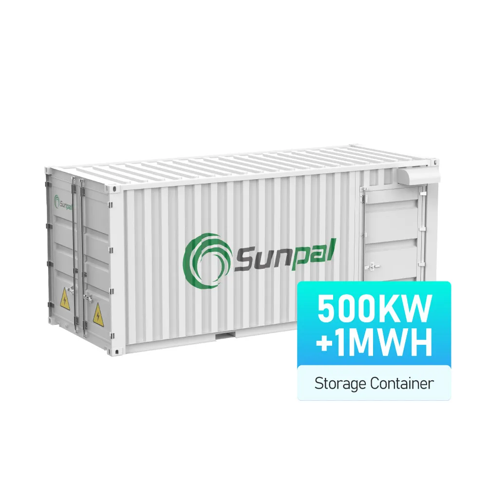 Sunpal коммерческая литиевая солнечная батарея 500 кВтч 1 МВтч 20 футов контейнерная система хранения энергии