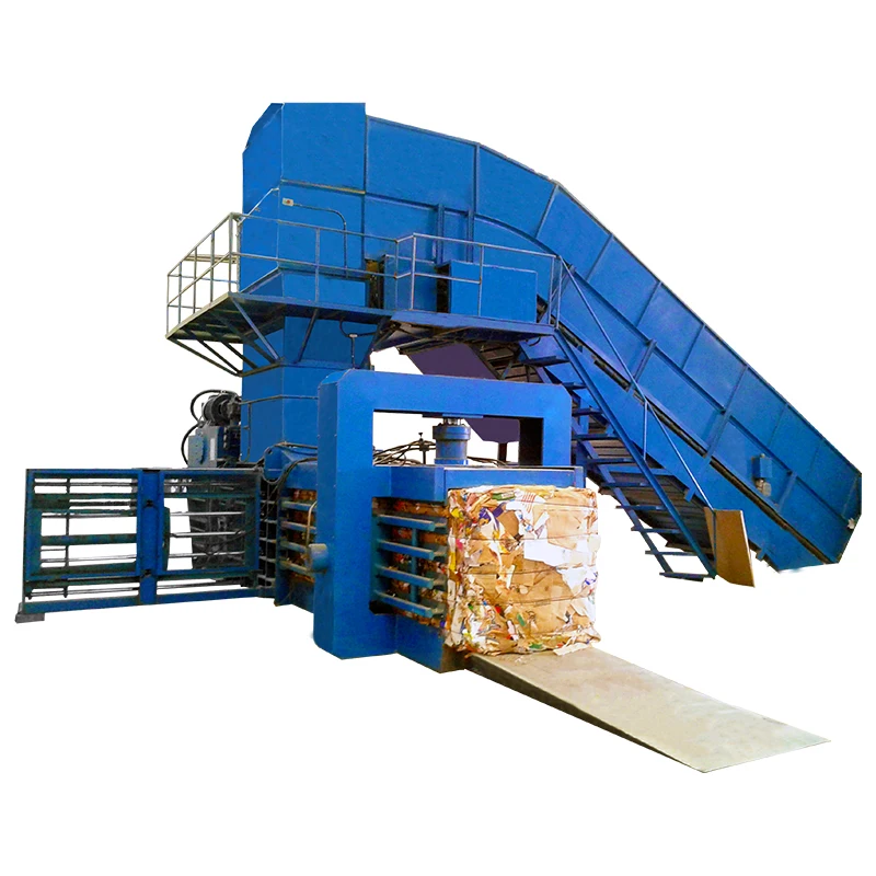 Fully Automatic Horizontal Waste Paper Compress Baling Machine