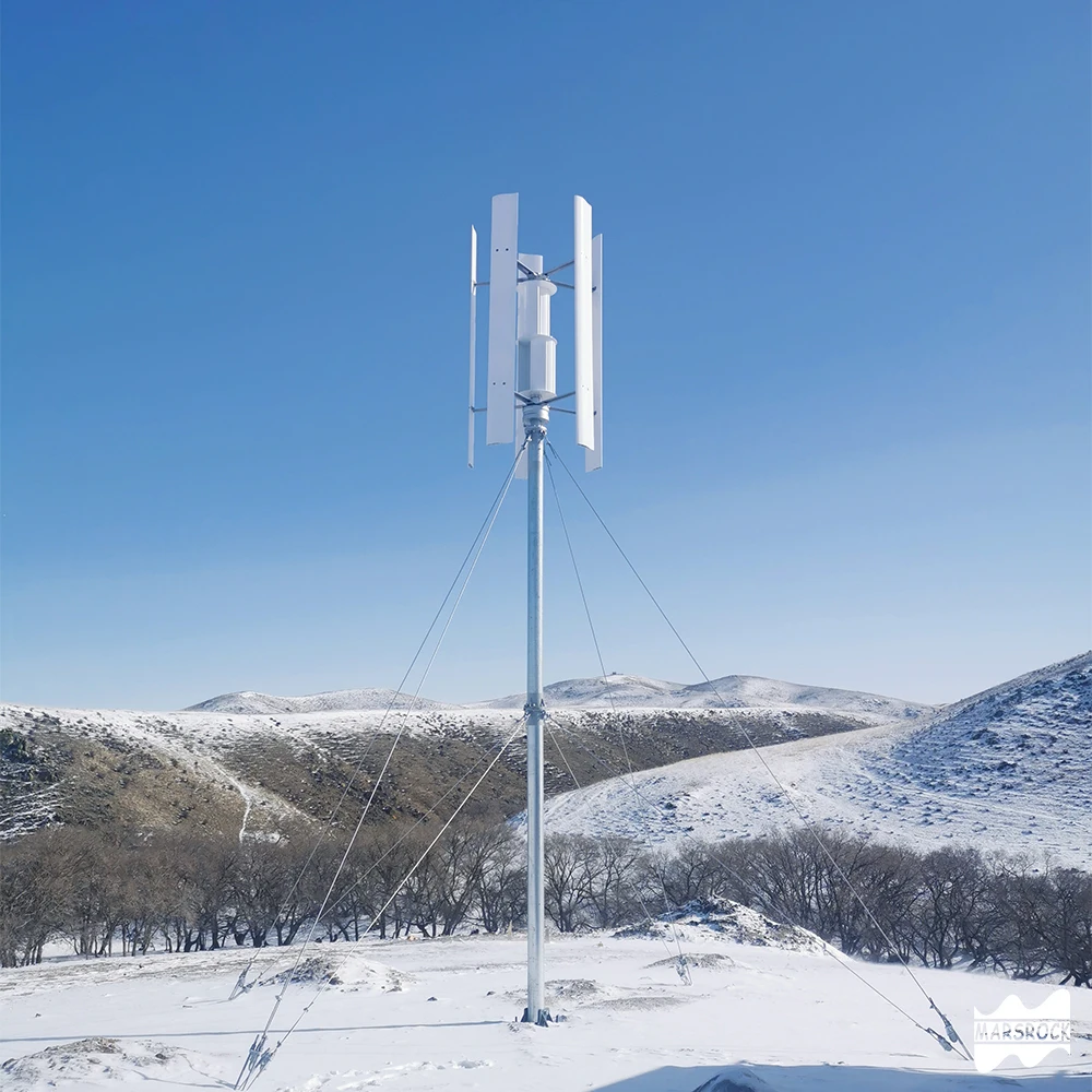 H series Wind Turbine Generator  Vertical turbine Generator  1000w/2000w  48v/96v start-up speed 2.5m/s Aluminum  alloy