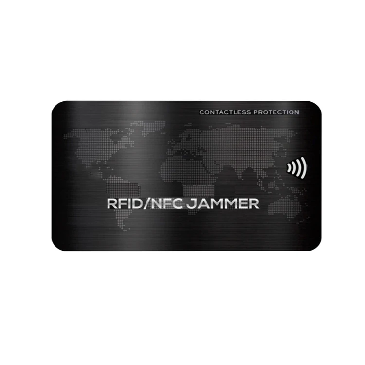 Лазерная Серебристая бесконтактная металлическая Кредитная карта Nfc с разъемом для чипа и магнитной полосой