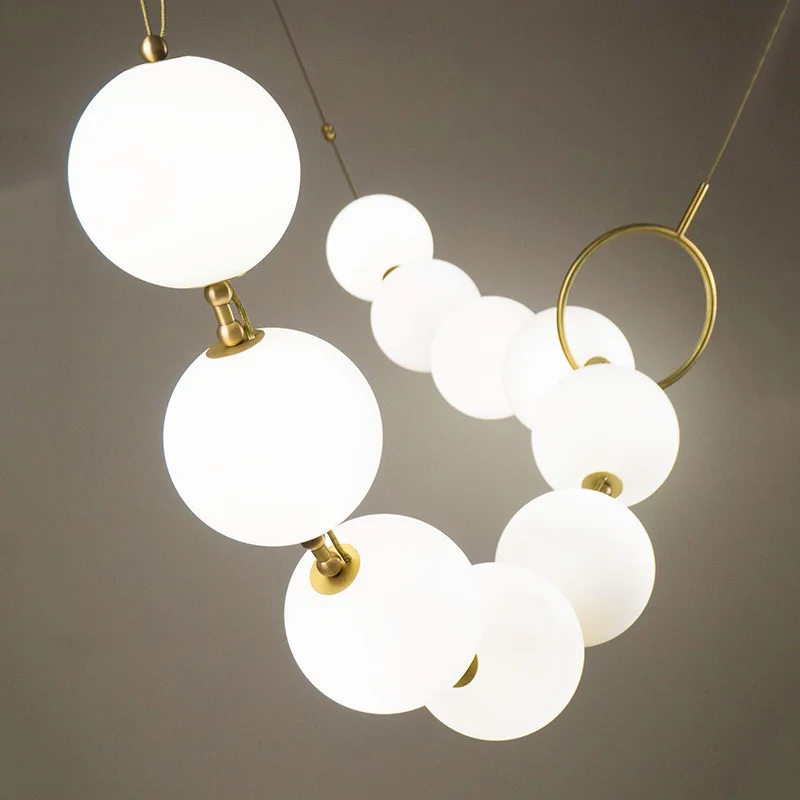 Necklace Design Multi Glass Ball Pendant Lamp