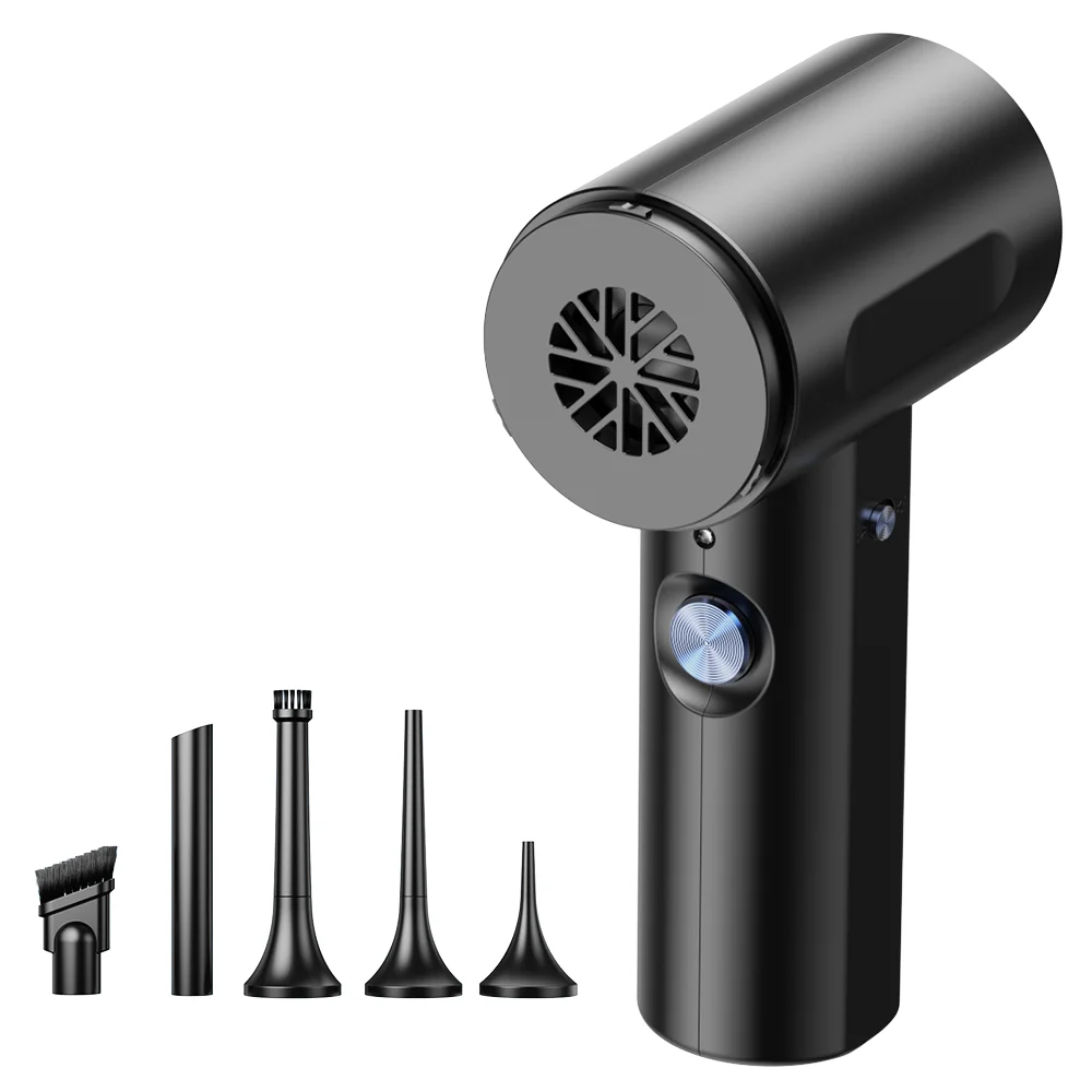 Multi-Functional Brush Handheld Vacuum Cleaner with Light Function 8000 Pa Suction Mini Home& Car Vacuum Cleaner