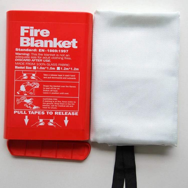 Custom Fire Blanket Home Safety Fiberglass Fabric Fighting Fire Resistance Fire Safety Blanket