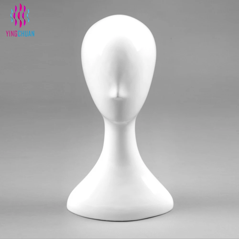 High quality clear transparent male mannequin head