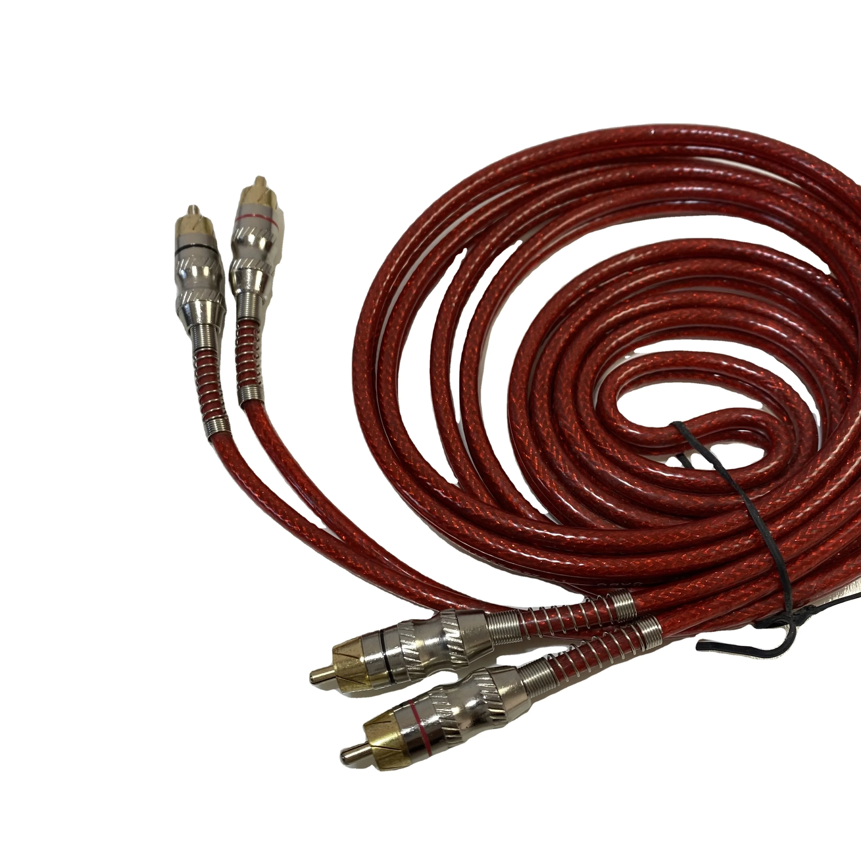 Factory Direct Sale Accessories  Cable Red Colored Instrument Male To Male Rca Cable