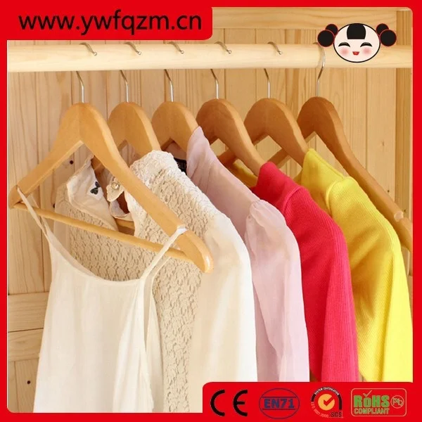 Beech wood high quality deluxe antique suit clothes wooden hanger