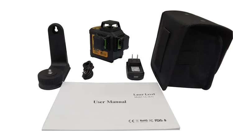 Manufactory Direct Green Beam Rotary Automatic Laser Level 16 Lines 3d Self-leveling