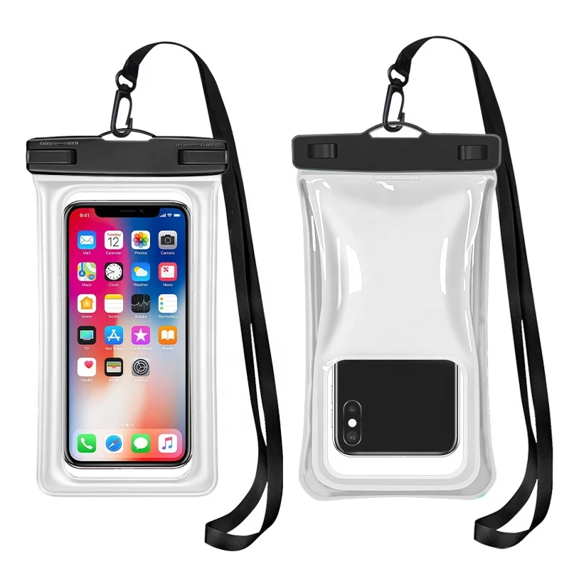 Adjustable Lanyard for Walkie Talkie Protective Sleeve Rainproof Bag Case Pouch cell Phone Dry Bag Waterproof Phone Pouch