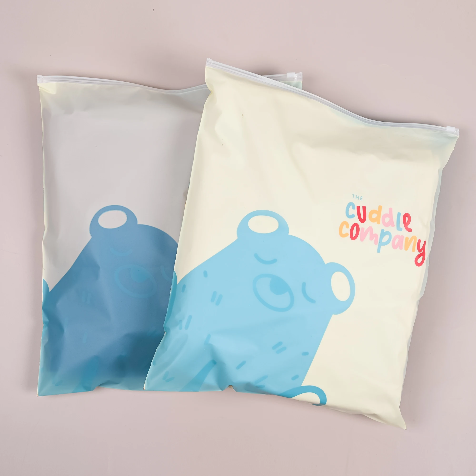 Wholesale Custom Packaging Printed Logo Self Sealing Shirt Clothes Zip Lock Clear Ziplock Plastic Zipper Frosted Clothing Bags