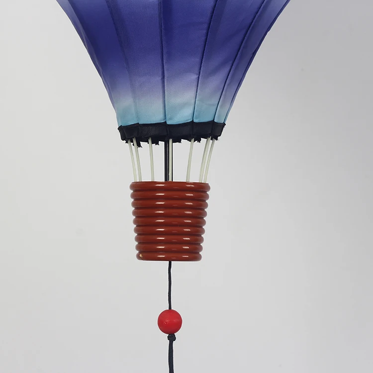 BAILING Blue Stripes Colorful Wind Spinner 3d Garden Ornament Decor Hanging Wind Spinner