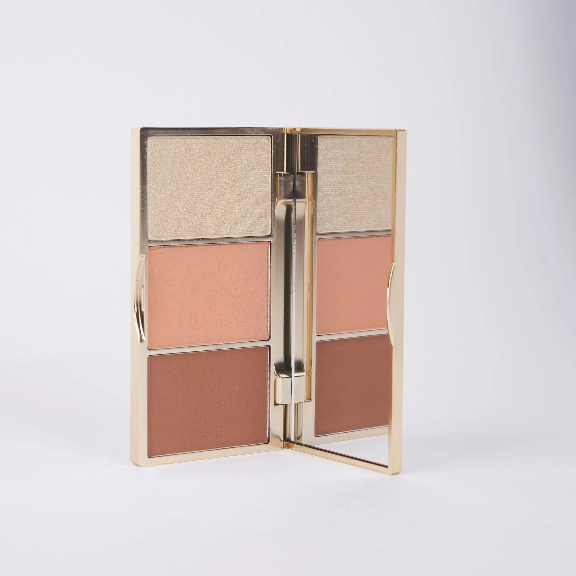 Wholesale Cosmetics high end Glitter Shimmer Highlighter Powder Face Highlighter Palette Makeup