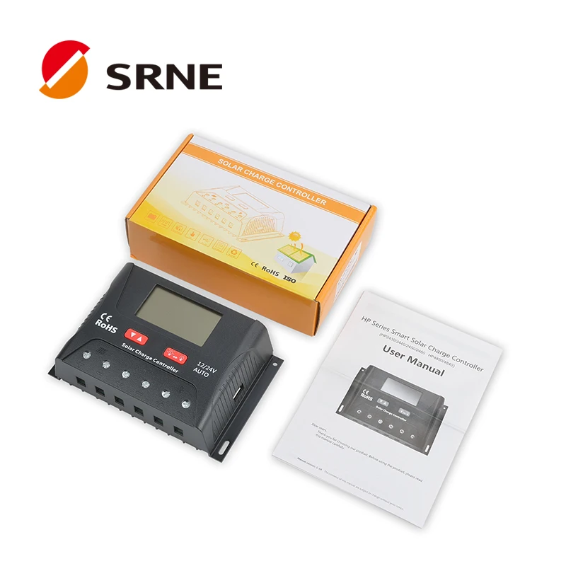 Китайский контроллер солнечного заряда PWM 24 В с контроллером ce rohs 60a