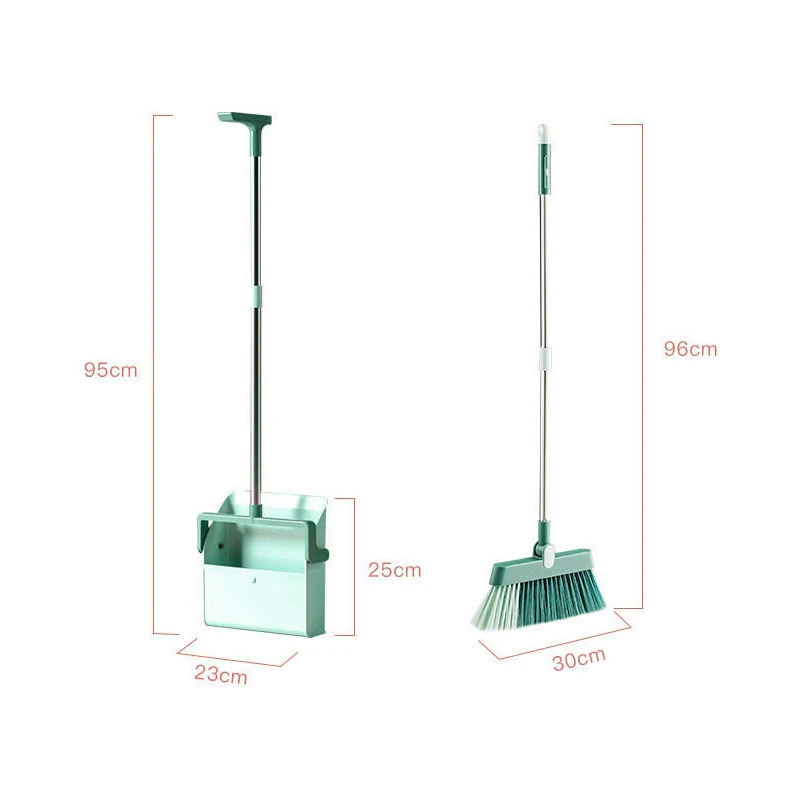 Wholesale standing low price plastic broom and dustpan set for Floor Cleaning manufacturer OEM