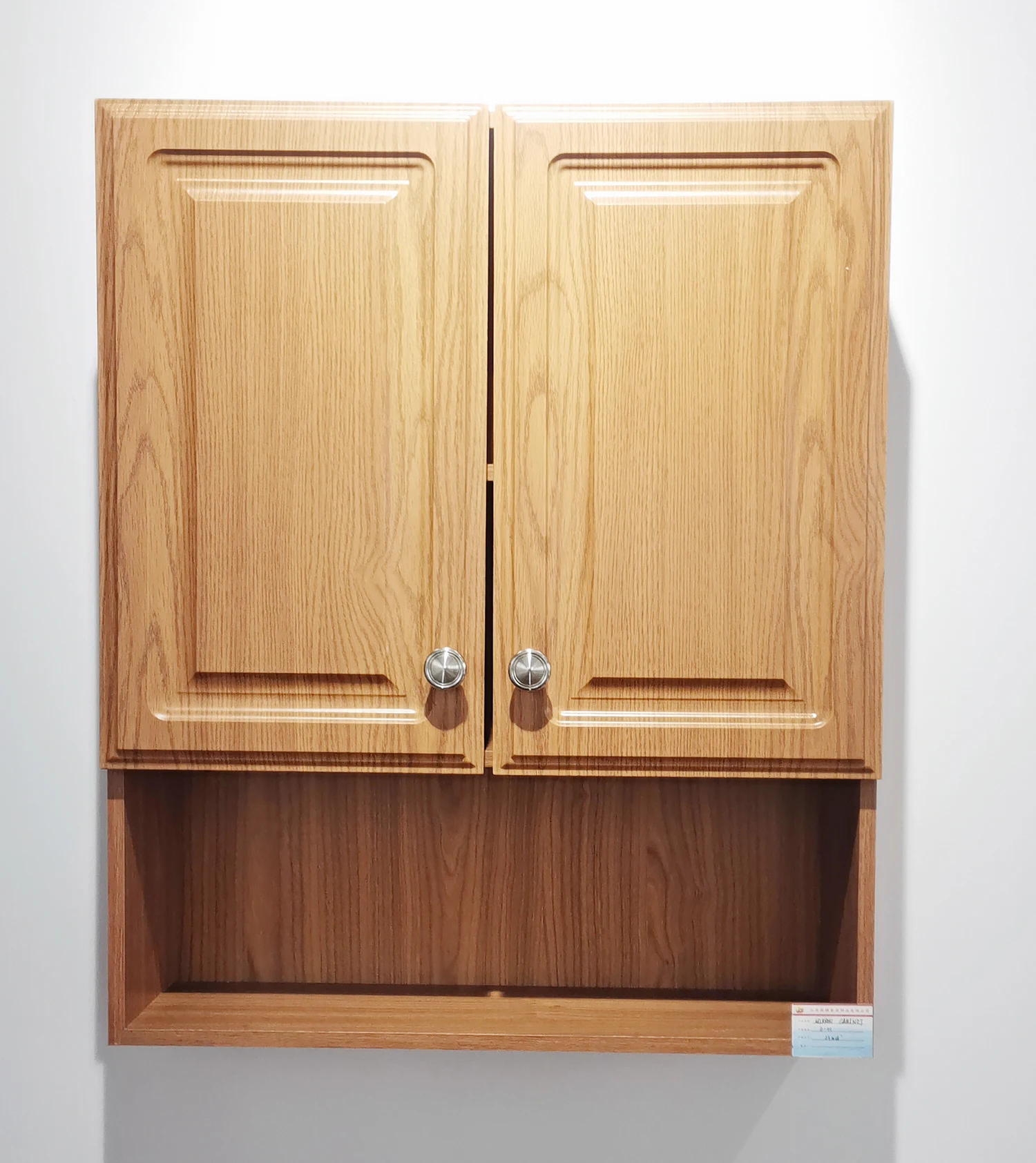 Custom design  Wall Mounted Bathroom Cabinet Bathroom Shelf Organizer Wall Hanging Adjustable height Wood Bathroom Cabinet