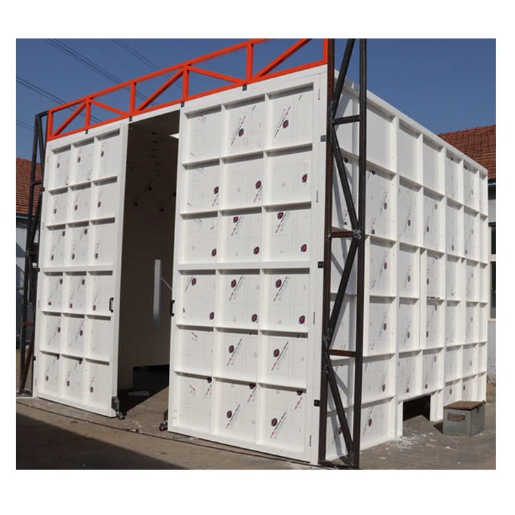 Walk in Electrostatic Manual Powder Coating Spray Booth for Large Parts