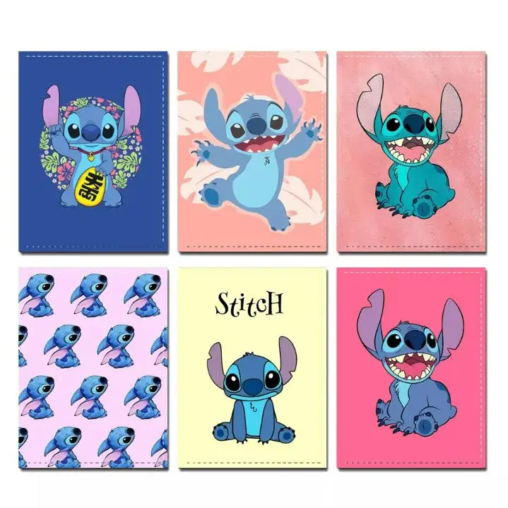 Durable low price Stitch credit card holder high quality square travel passport cover