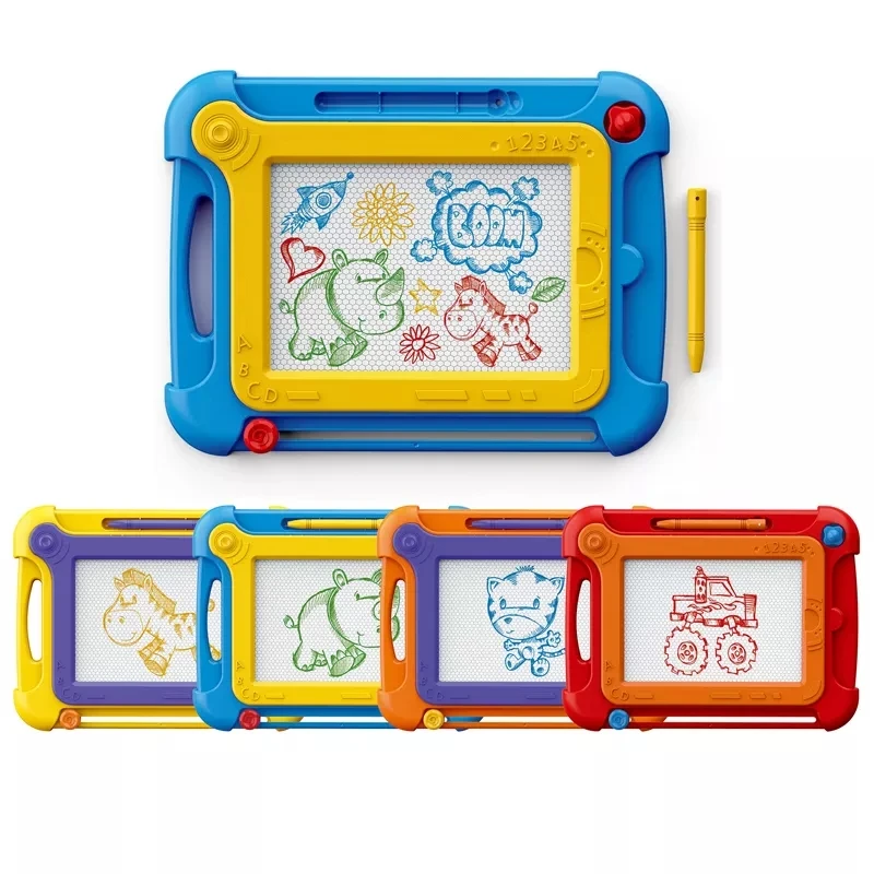 Educational toys graffiti color DIY magnetic writing erasable magnetic drawing boards for kids preschool