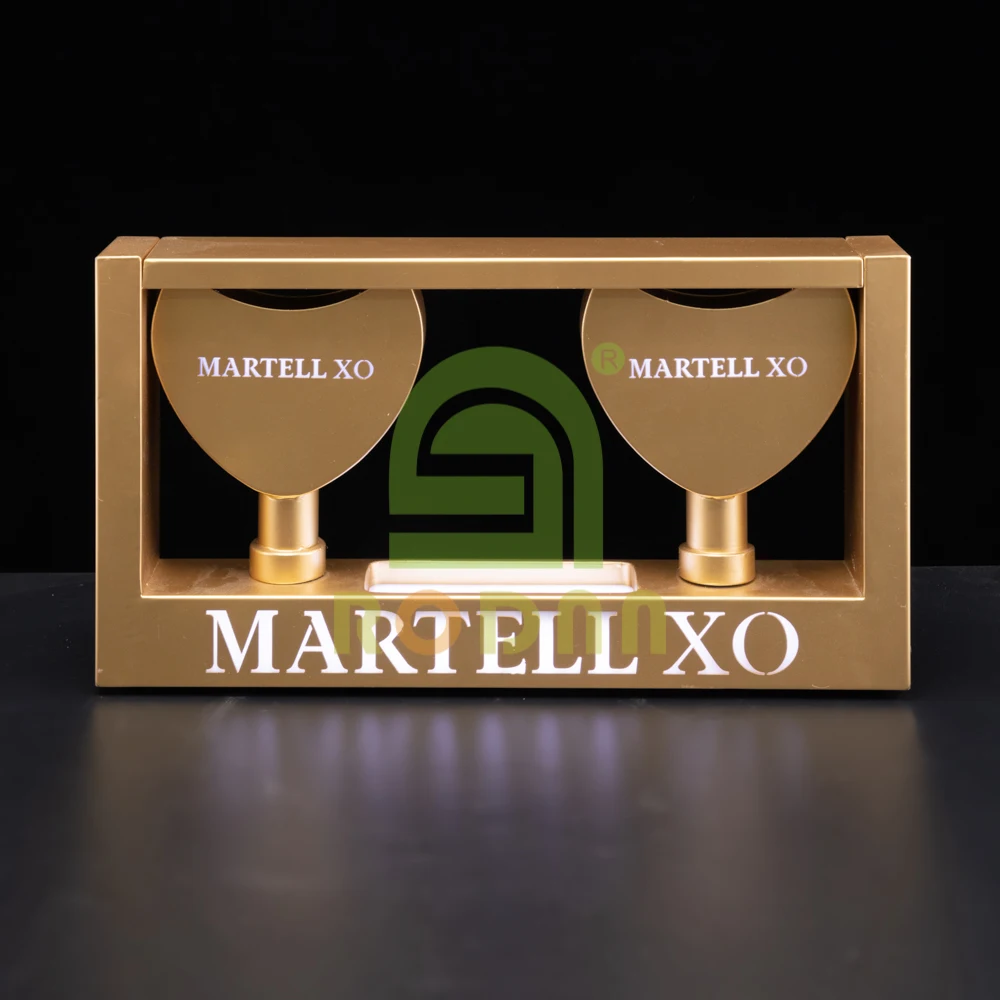 MARTELL XO bottle presenter golrifier display